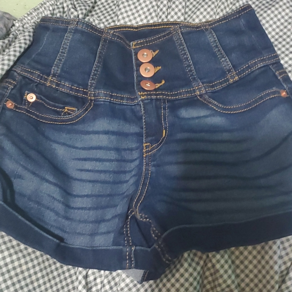 Denim shorts